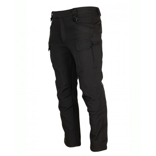 Тактичні штани утеплені SoftShell Black