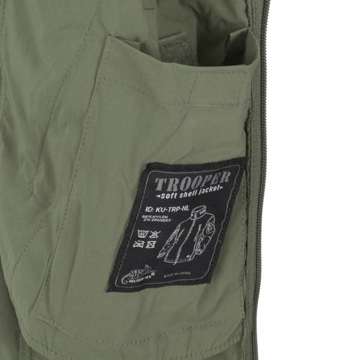 Куртка легка Helikon-Tex Trooper StormStretch Black, Olive Куртка легка Helikon-Tex Trooper StormStretch Black, Olive