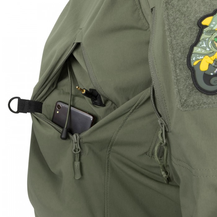 Куртка легка Helikon-Tex Trooper StormStretch Black, Olive Куртка легка Helikon-Tex Trooper StormStretch Black, Olive