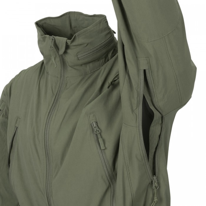 Куртка легка Helikon-Tex Trooper StormStretch Black, Olive Куртка легка Helikon-Tex Trooper StormStretch Black, Olive