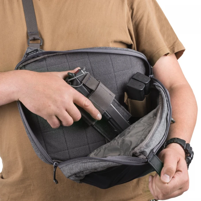 Рюкзак однолямочный Helikon-Tex EDC SLING BACKPACK Серый, Серый Рюкзак однолямочный Helikon-Tex EDC SLING BACKPACK Серый, Серый