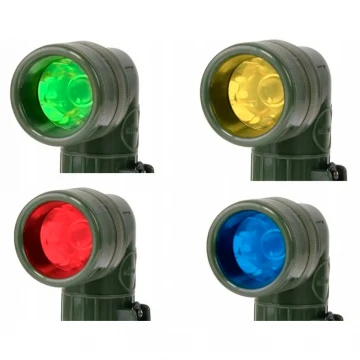 Тактичний світлодіодний ліхтар MIL-TEC LED Small Anglehead Flashlight Olive